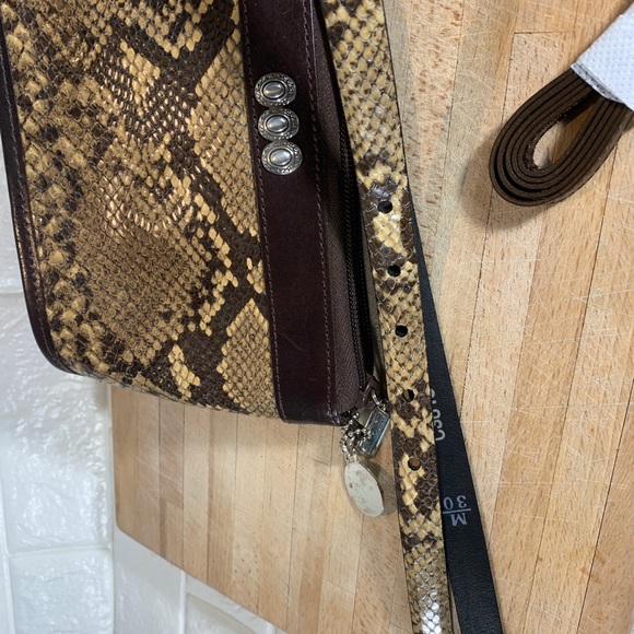 One World Brighton Snakeskin Wristlet and Belt - Picture 12 of 14